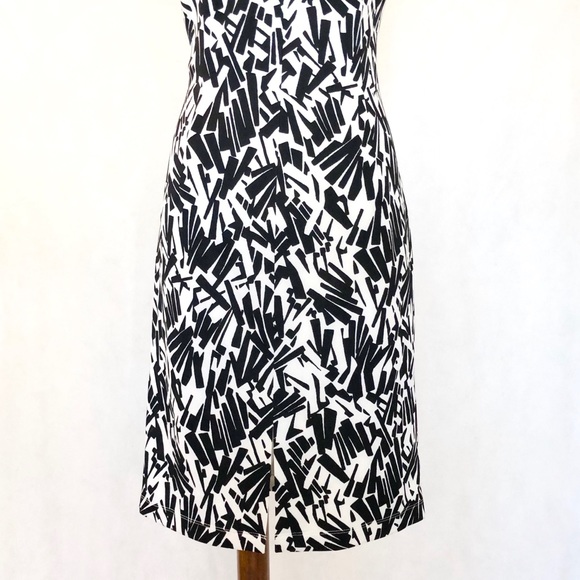 White House Black Market Pattern Sleeveless Dress - Picture 6 of 8